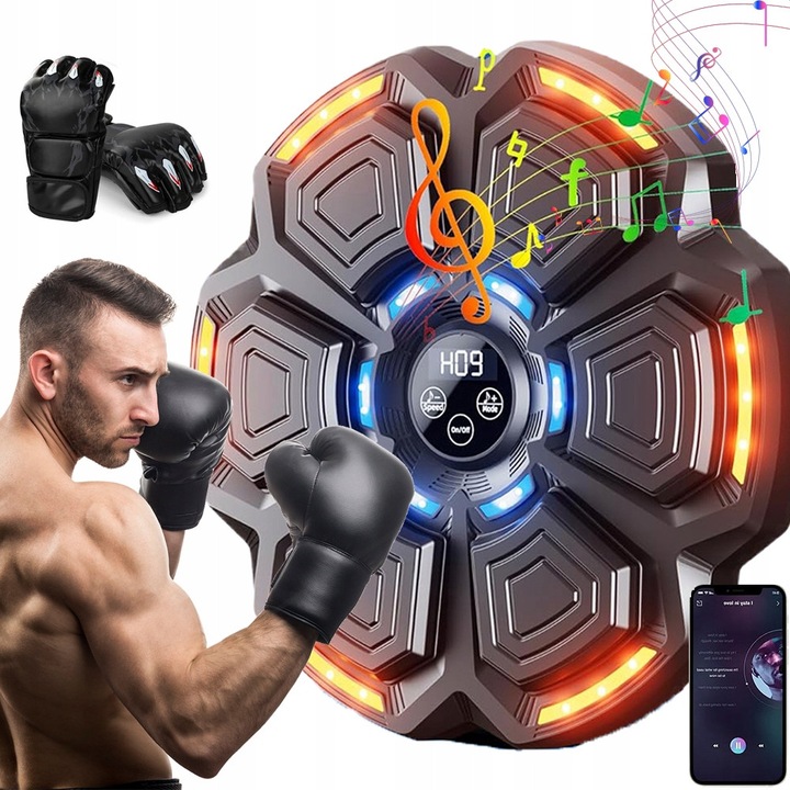 Aparat de Box Muzical cu Bluetooth, 9 Viteze, Montare pe Perete - eMAG.ro