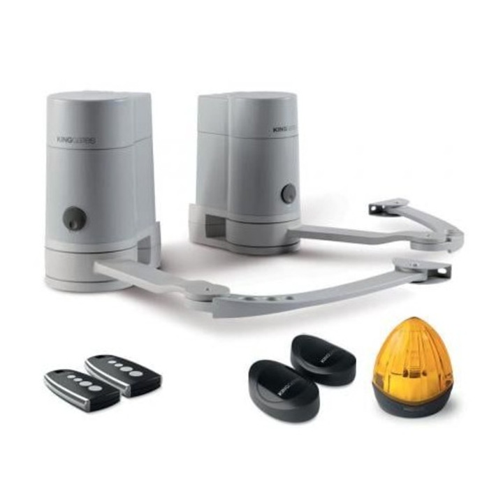 Automatizare poarta batanta cu brat articulat, KING GATES MINIMODUS, pana la 2×2 m m sau 2 x 250 kg