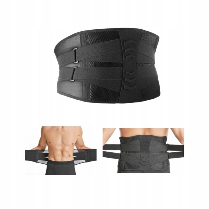 Orteza lombară XL, suport și stabilizare, material respirabil, 22x116cm