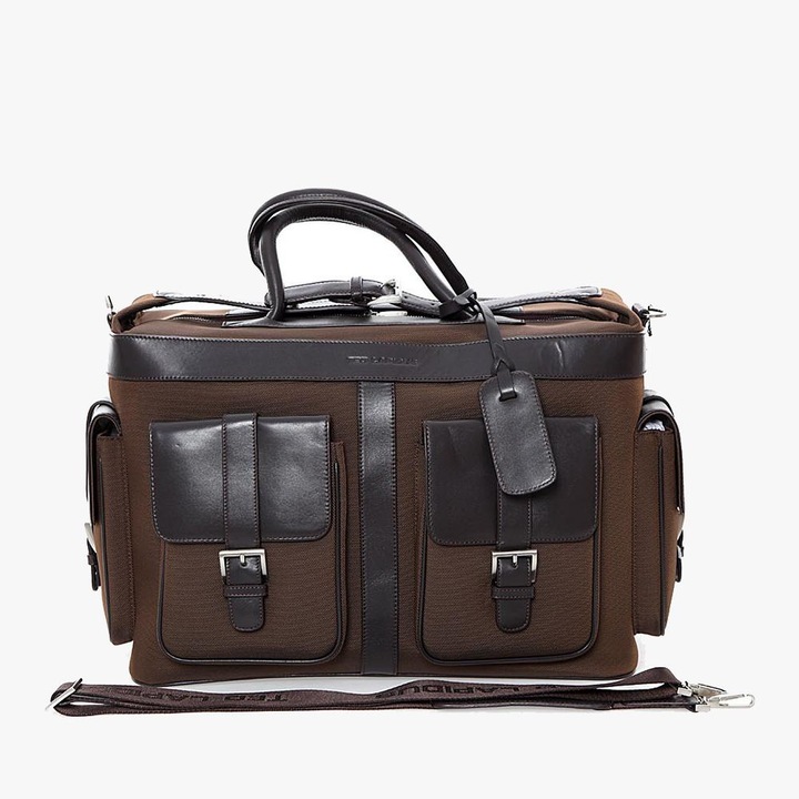 Geanta de voiaj Ted Lapidus, model Mesaios 55L, culoare maro