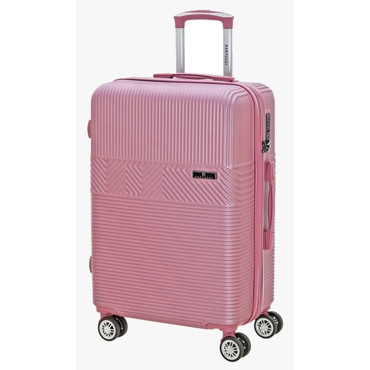 Troler Bartuggi, Dur, Roz, 65cm