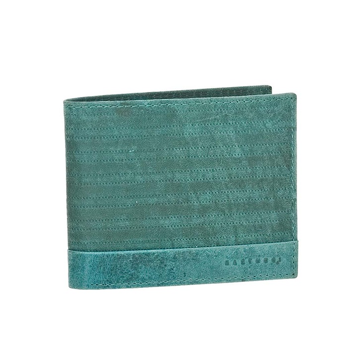 Portofel barbati, Bartuggi, piele, verde
