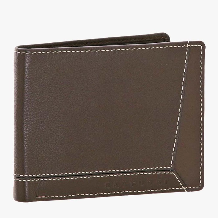 Portofel barbati Bartuggi, Piele, Maro
