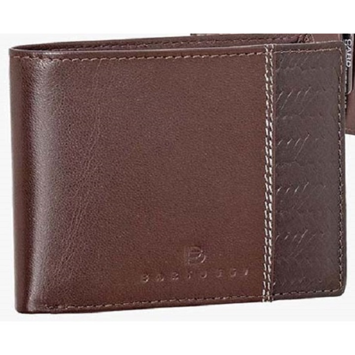 Portofel barbati Bartuggi, Piele, Maro
