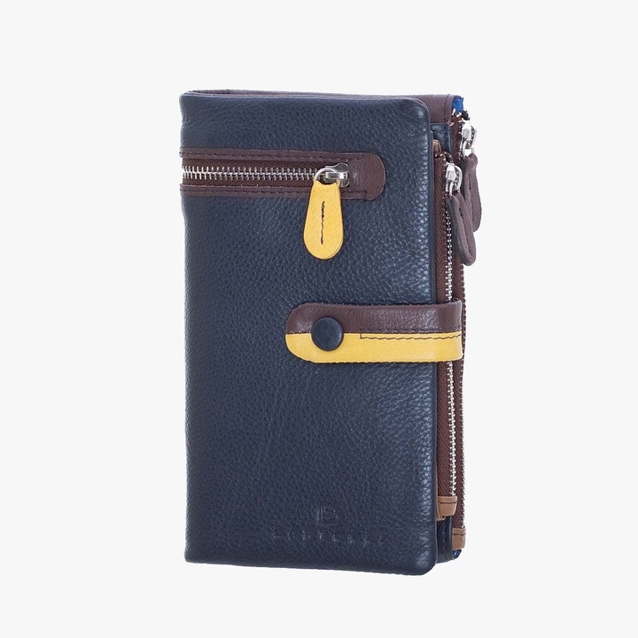 Portofel dama Bartuggi 521-4102, piele, 20x10cm, negru