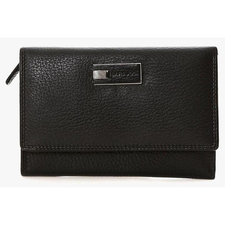 Portofel dama Bartuggi 517-4920, piele, negru