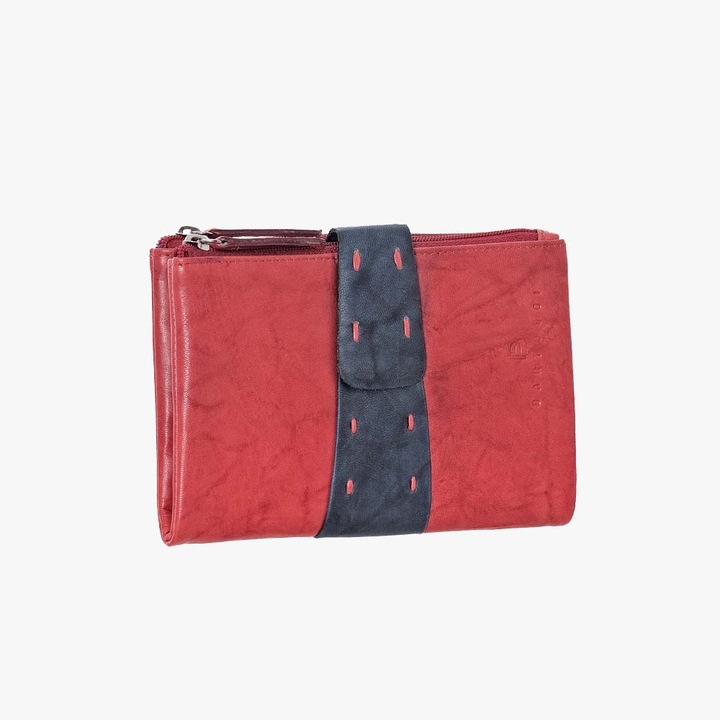 Portofel dama Bartuggi 521-7081, Derma, rosu