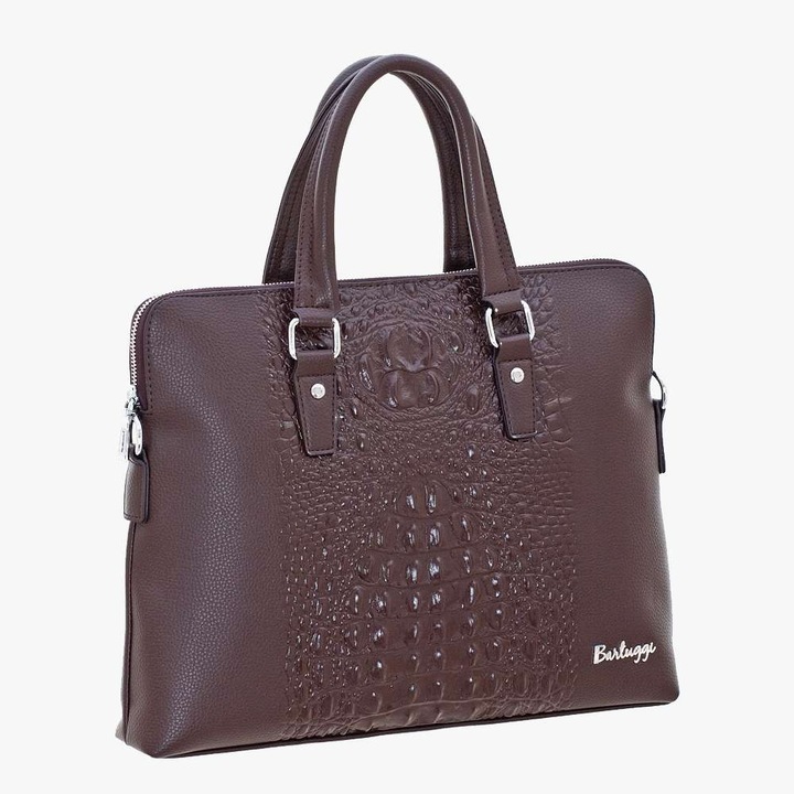 Mapa Bartuggi 718-423470, Chartophylakas, piele artificiala, culoare maro, dimensiuni 30x40cm