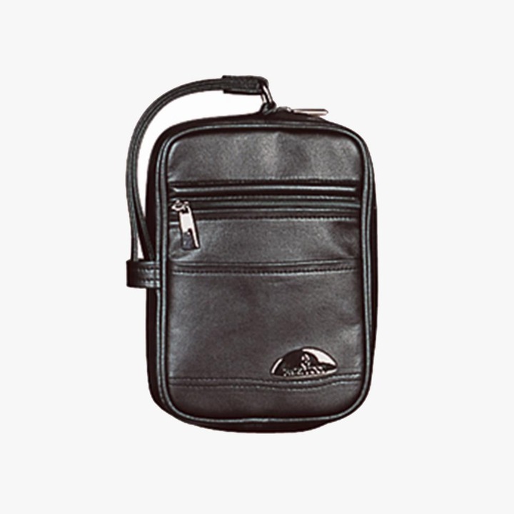 Geanta barbati, Bartuggi, model 118-01, piele eco, culoare negru