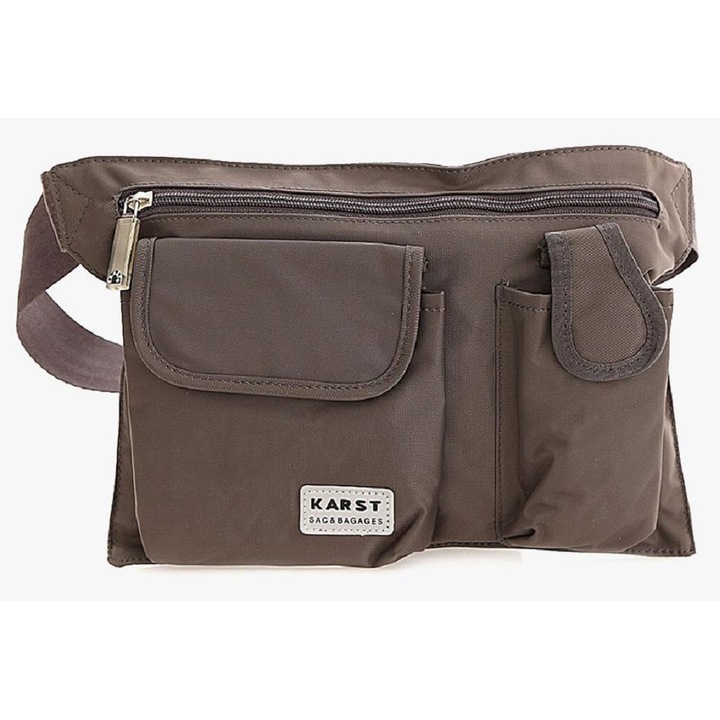 Geanta barbati Bartuggi Tsantaki Meses, 178-007-1, gri, dimensiuni 30x45cm