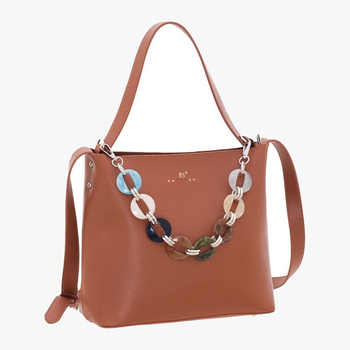 Geanta dama Bartuggi Chiasti, 718-102729, Kamelo