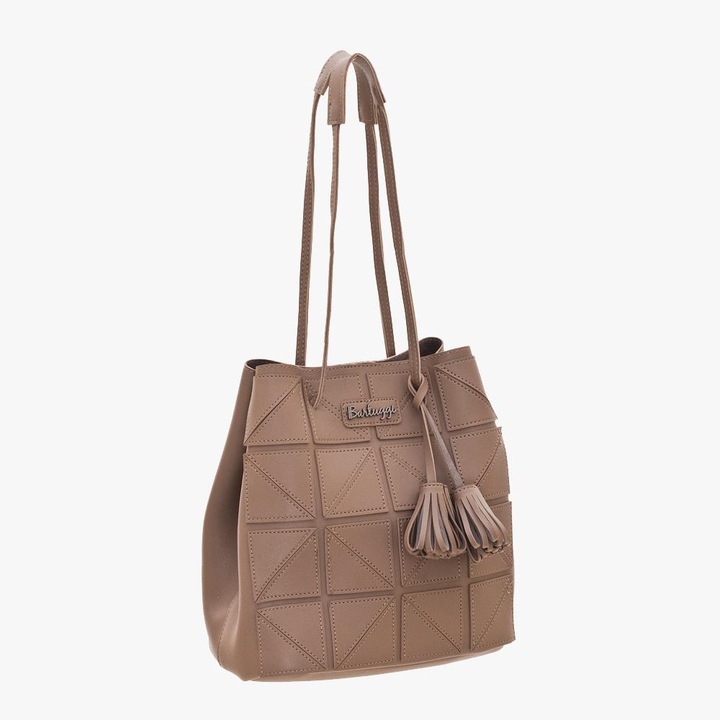 Geanta dama Bartuggi 718-162058, PVC, bej