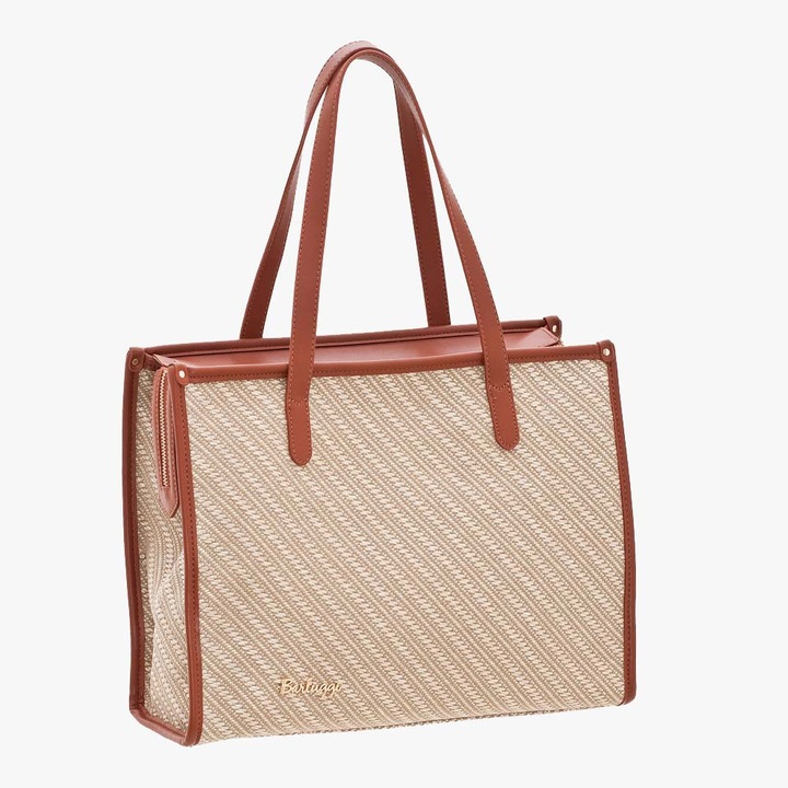 Geanta dama Bartuggi, model Omou/Karpou, culoare negru