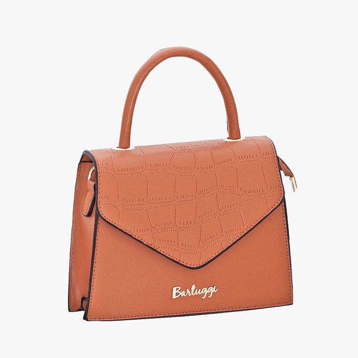Geanta dama, Bartuggi 718-102939, PVC, Maro