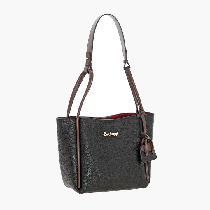 Geanta dama, Bartuggi 718-1101, Negru/Maro