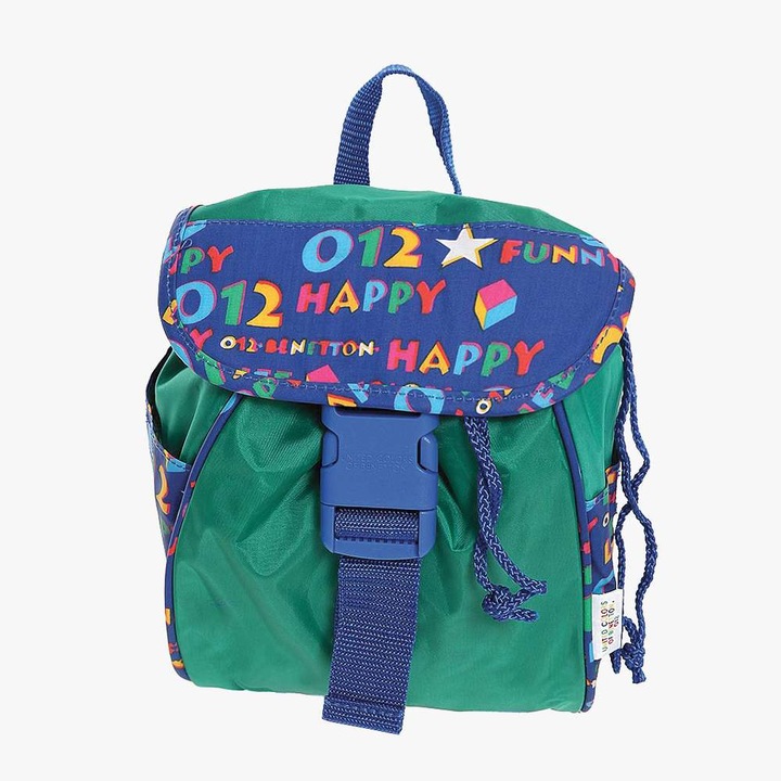 Rucsac Benetton 333-38120, Prasino, dimensiuni 30x45cm