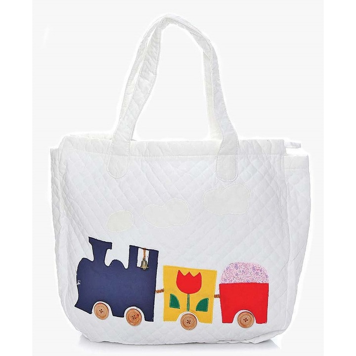 Geanta Bartuggi de bebelusi, alba