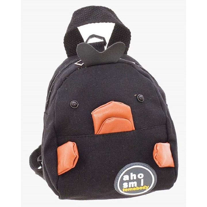 Rucsac scolar Bartuggi 718-092327, negru, dimensiuni 30x45cm