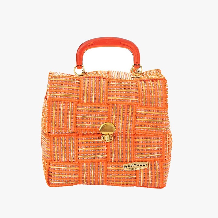 Geanta dama Bartuggi 316-7669, Rattan, Portocaliu