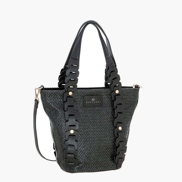 Geanta dama Bartuggi 718-98162, Tesatura, Negru