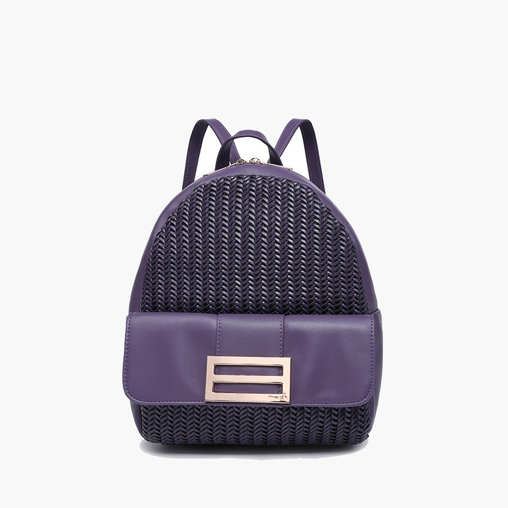 Rucsac dama Bartuggi 3005-70507, PVC, pentru umar, mov