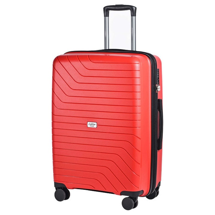 Troler, Lavor, 66 cm, rosu/negru, Polipropilena