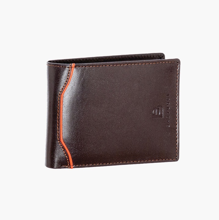 Portofel barbati, Bartuggi, Piele, Maro