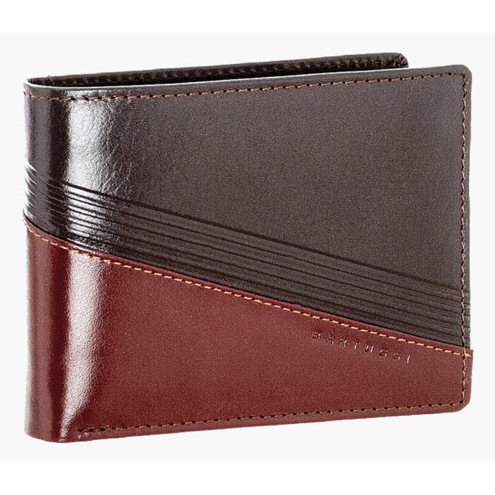 Portofel barbati, Bartuggi, Piele, Maro