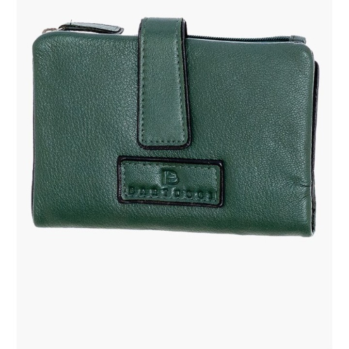 Portofel dama Bartuggi 521-8001, dermatino, verde