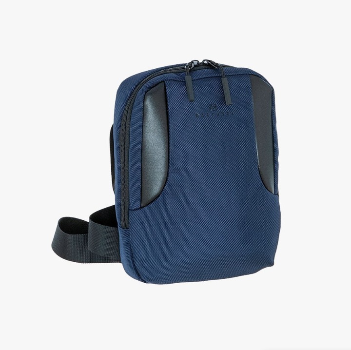 Geanta crossbody barbati, Bartuggi, Material Impermeabil, Albastru, 718-050741