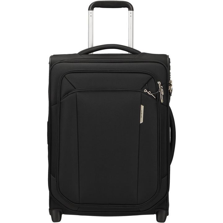 Troler Samsonite Respark UpRight, textil, negru