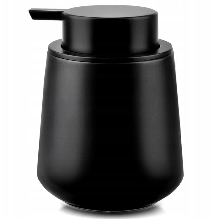 Szappanadagoló, Odelo, 400 ml, minimalista design, fekete, 13,5x9cm