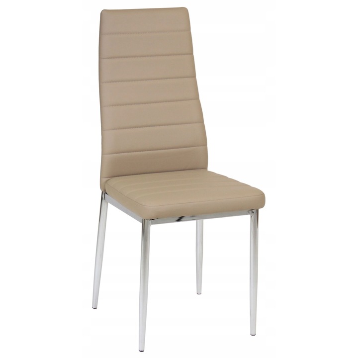 Офис стол, Furnitex, капучино, 40x42x97см, екологичен, метален