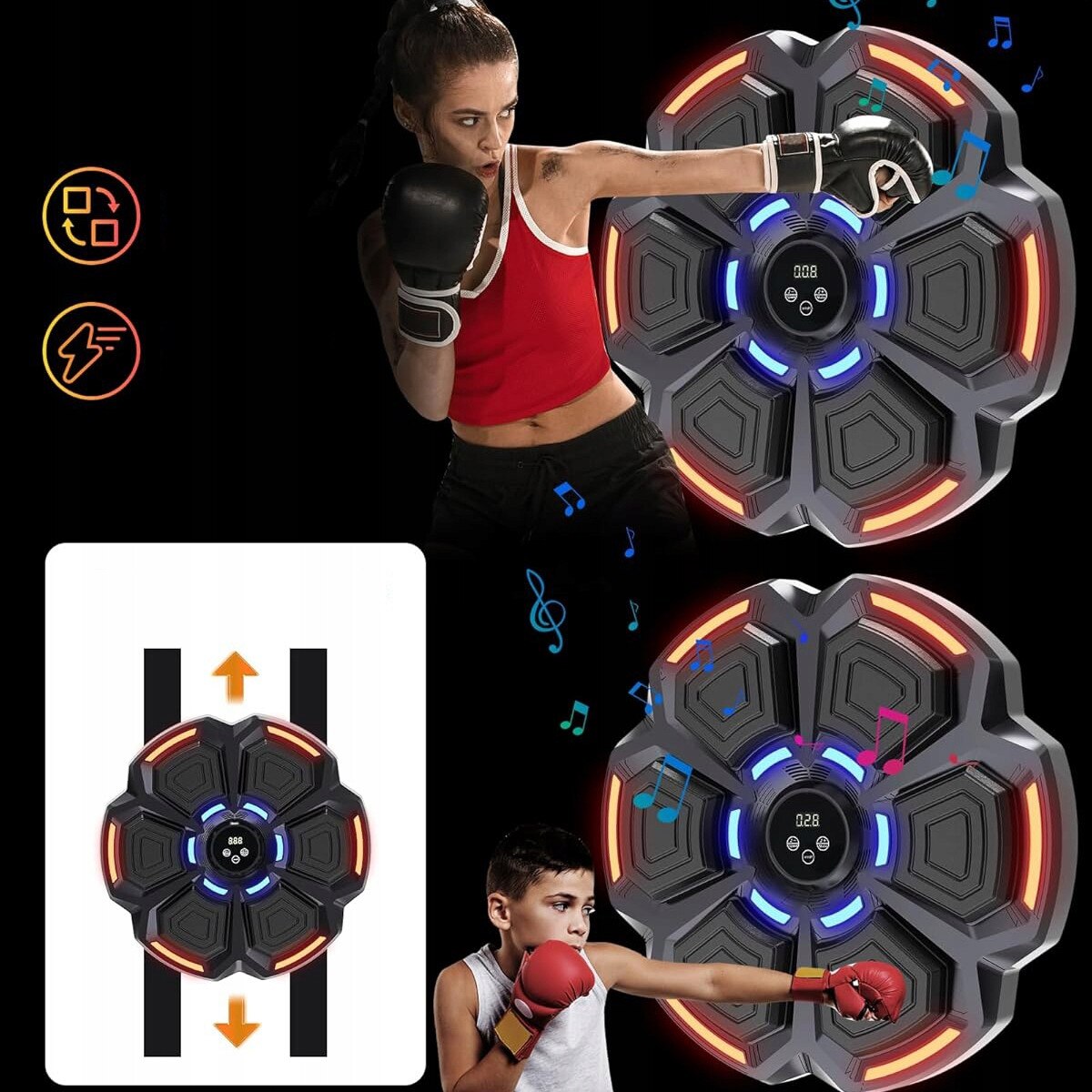 Aparat de Box Muzical Inteligent de Perete, 41 cm - eMAG.ro