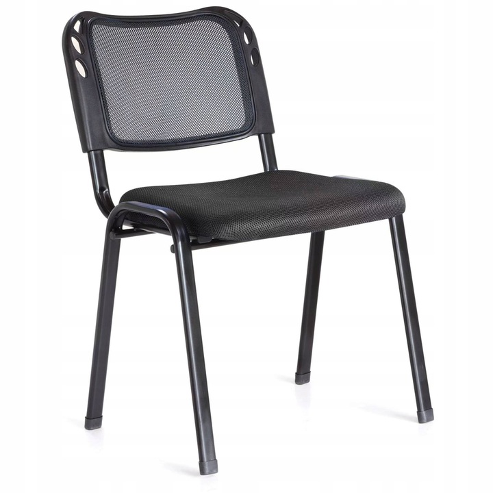 Офис стол, Furnitex, K22-FX, черен, 46x39x76см, със сертификат Remodex