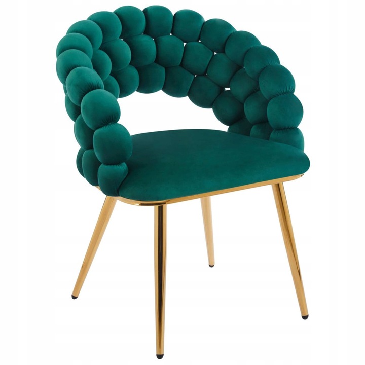 Скрин BUBBLE, зелен, метален, 86x62см, включен монтажен комплект