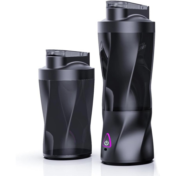 Преносим пасатор, 240W, черен, 10x27см, 700мл, USB презареждащ се