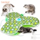 Jucarii interactive pentru pisici de interior, Bedee, Functionare silentioasa, incarcare USB, Trei moduri de iluminare, inclusiv un sunet de scartait al mouse-ului, potrivite pentru pisici energice si plictisite, Verde