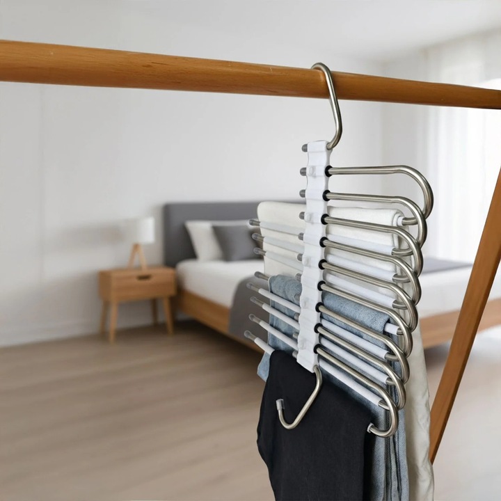 Nadrágtartók, csúszásmentes, helytakarékos, 2 darabos csomag