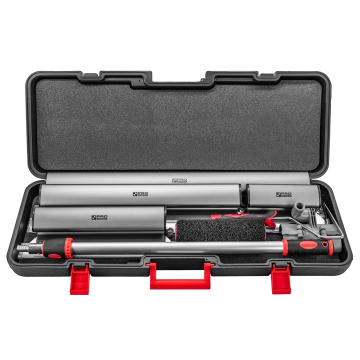 Set unelte pentru tencuit, PRO, 24/40/60/80cm, Aluminiu