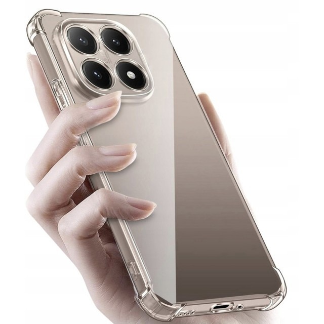 Husa Upzz® Shock Armor Compatibila Cu Xiaomi 15T, Protectie Sporita, Design Premium, Silicon, Transparenta