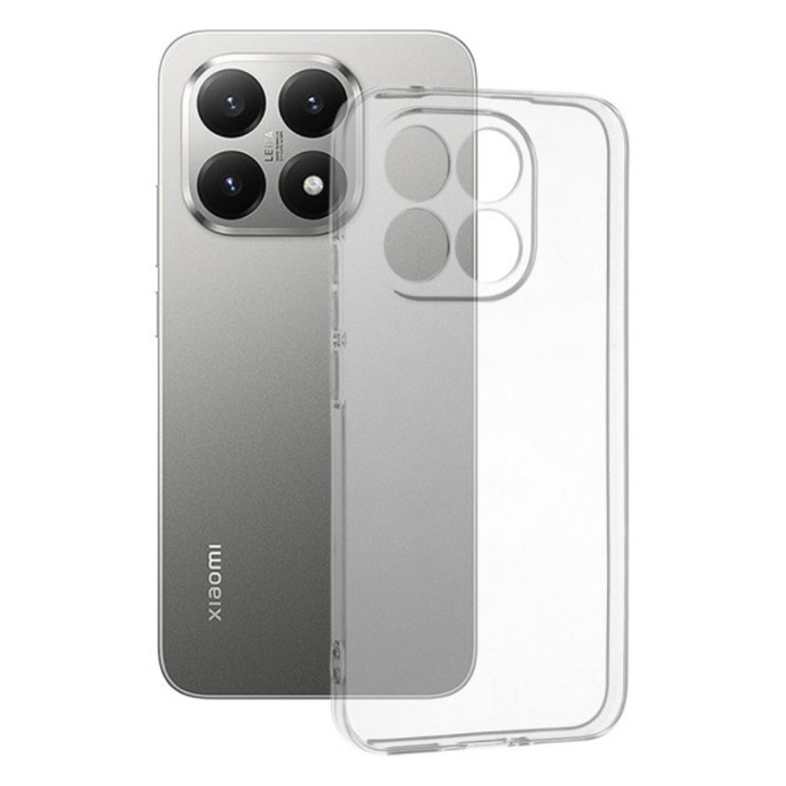 Husa Upzz® Compatibila Cu Xiaomi 15T, Slim, Pastreaza Aspectul Original, Protectie La Camere, Transparenta