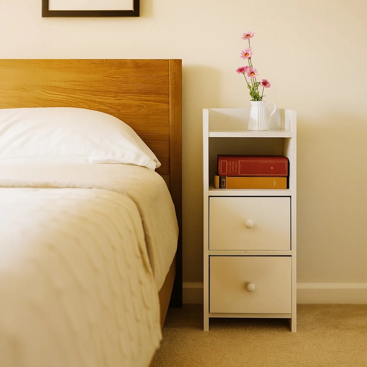 Noptiera ingusta cu 2 sertare