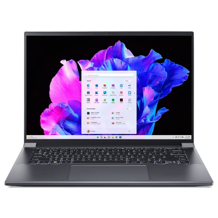 Laptop Acer Swift X 14 SFX14-71G-75L8, NX.KEVEX.001, 14.5", Intel Core i7-13700H (14-core), NVIDIA GeForce RTX 4050 (6GB GDDR6), 16GB 6400MHz LPDDR5, Gri