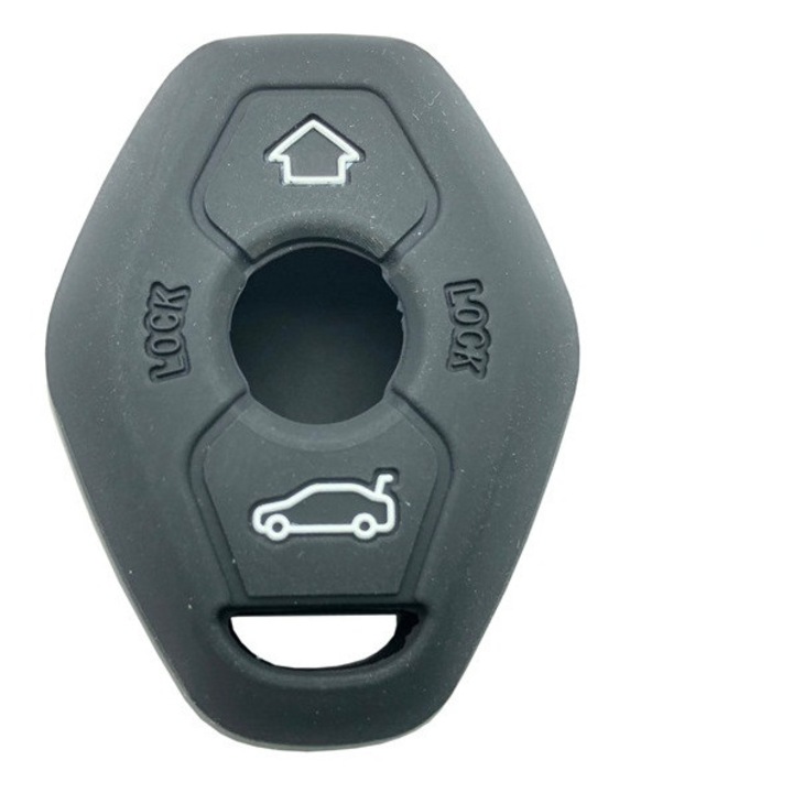 Husă Silicon Negru INGENIO pentru Cheia BMW, potrivire perfectă, calitate superioară