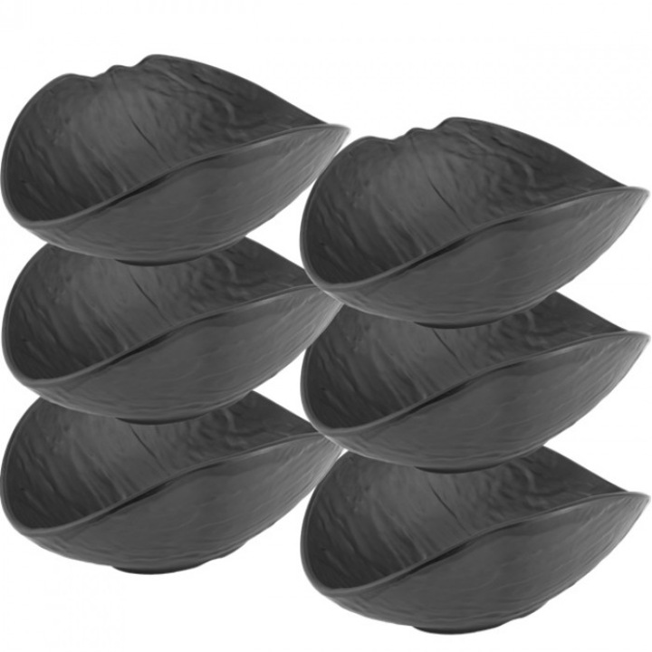 Set 6 boluri din melamina SHIBUI 25/18xh10/5, 5cm