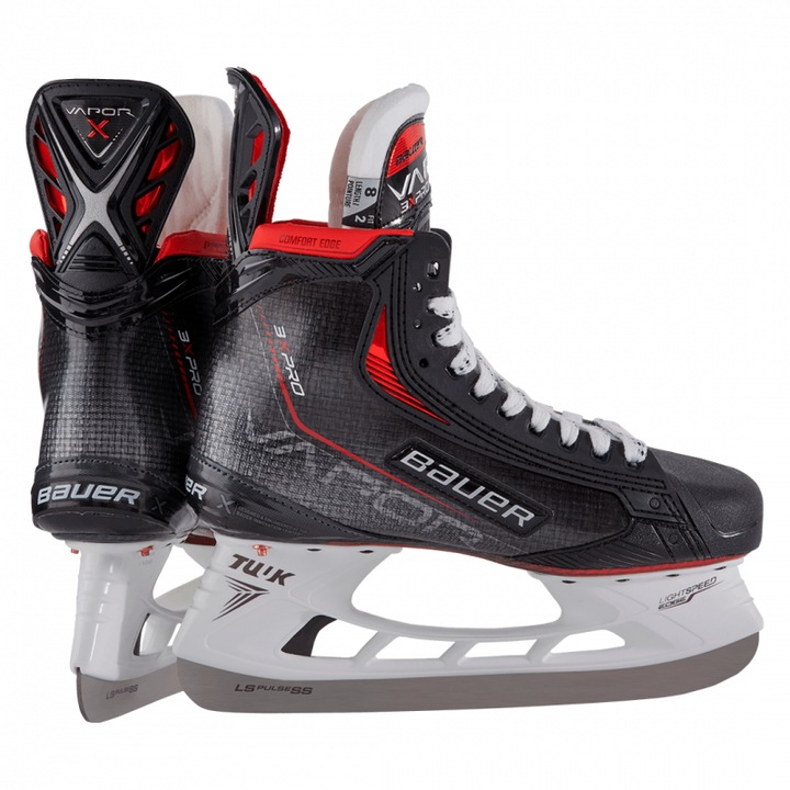 BAUER Vapor 3X PRO INT hoki korcsolya, Pro TPU rugalmasság, HydroLite fogás, 38.5