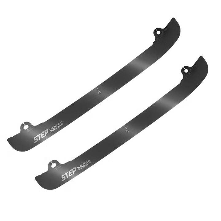 Patine de gheață CCM Step BlackSteel, fixare, oțel carbon, bărbați, negru