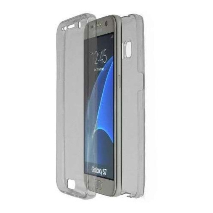 Husa de protectie ® pentru Samsung A7 2017 Full Tpu 360 Negru