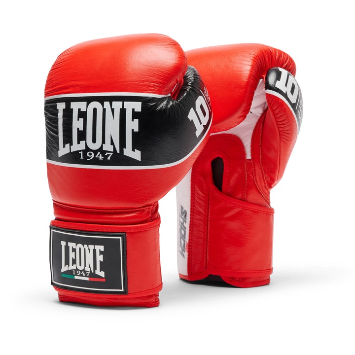 Manusi de box Leone1947 Shock Pro rosii 16oz
